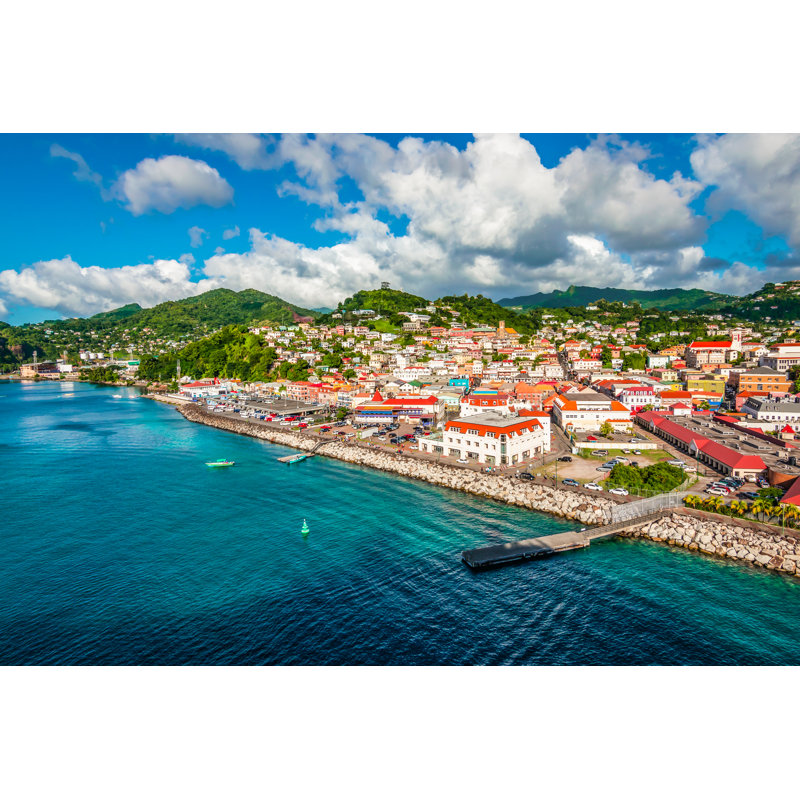 St Georges, Grenada - Wrapped Canvas Rectangle Print, 20cm H x 30cm W x 3.8cm D