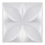Panneau mural 3D 11,8 "x 11,8" en blanc (paquet de 12)