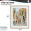 Calles de Madrid, reproduction d'art sous verre encadrée, design par June Erica Vess-988154456-988154459