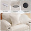 Fauteuil ergonomique surdimensionné avec repose-pieds-1447455896