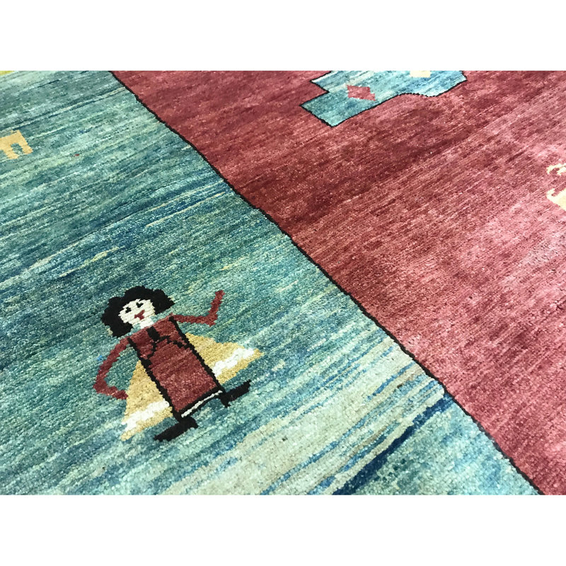 Hand-Knotted High-Quality Brown Area Rug