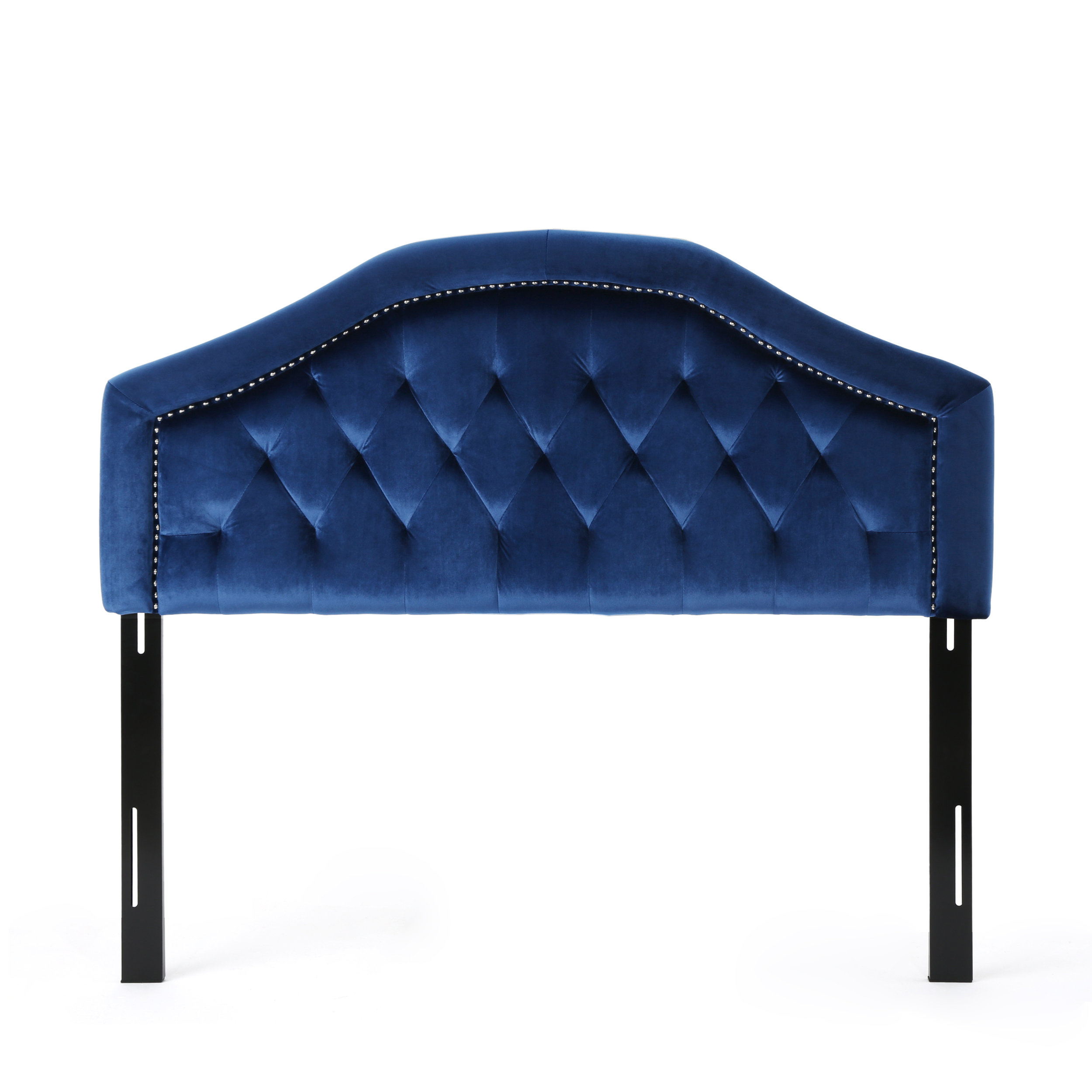 House of Hampton® Danni Upholstered Metal Panel Headboard & Reviews | Wayfair