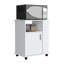 Chariot de cuisine Newark, trois tablettes latérales, finition blanche
