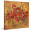 Floral Frenzy Red VI by Alan Hopfensperger - Wrapped Canvas Print-1180199170