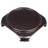 Square Asian Vase Stand with Black Hand Rubbed Finish-1020049619