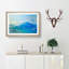 Clouds Above the Mountains - Picture Frame Painting Print-55546076-55546071