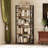 Organization and Storage, 5 Tier Bookshelf, Tall Bookcase with Shelves, Wood and Metal Book Shelf Storage Organizer, Industrial Display Standing Shelf Unit for Bedroom, Living Room, Rustic Brown-1357724704