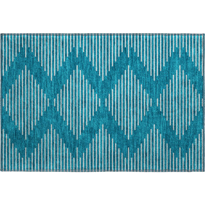 Premium Machine Washable Colmenero AMF1016 Geometric Rug