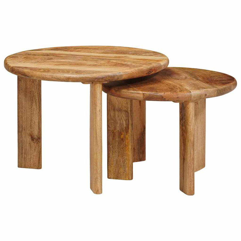 Tavarese Solid Wood Coffee Table, Brown