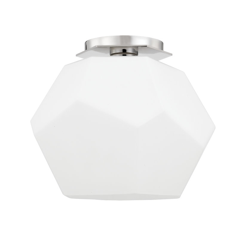 Tring Flush Mount by PEMBROOKE & IVES, Polished Nickel