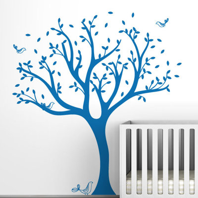 Décalcomanie murale arbre tweet
