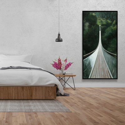 Steep Bridge Print On Canvas