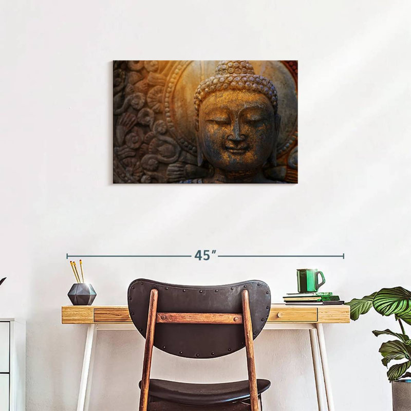 Adella Sunlit Buddha Statue, 20" H x 30" W