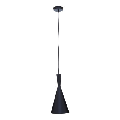 Brodnax 1 - Light Black Cone Pendant