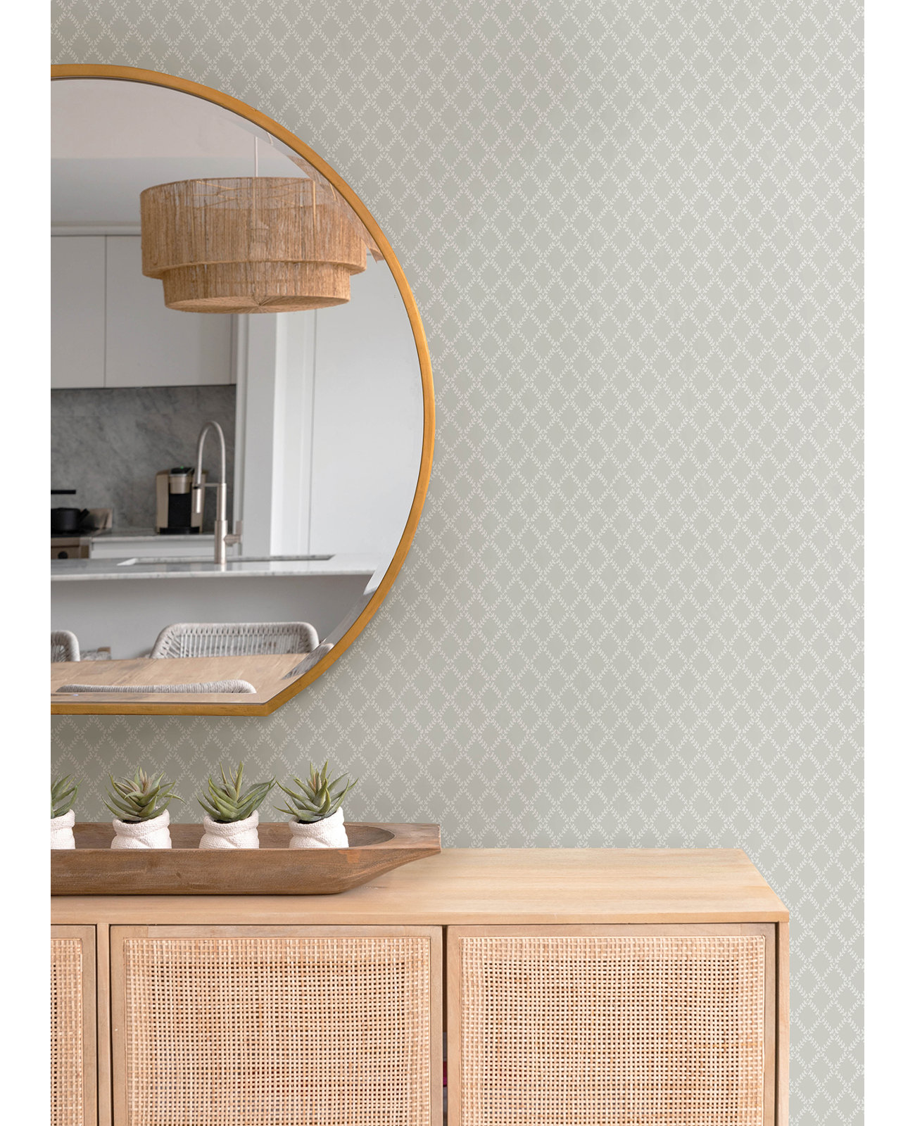 Stellan Wallpaper Roll, Green