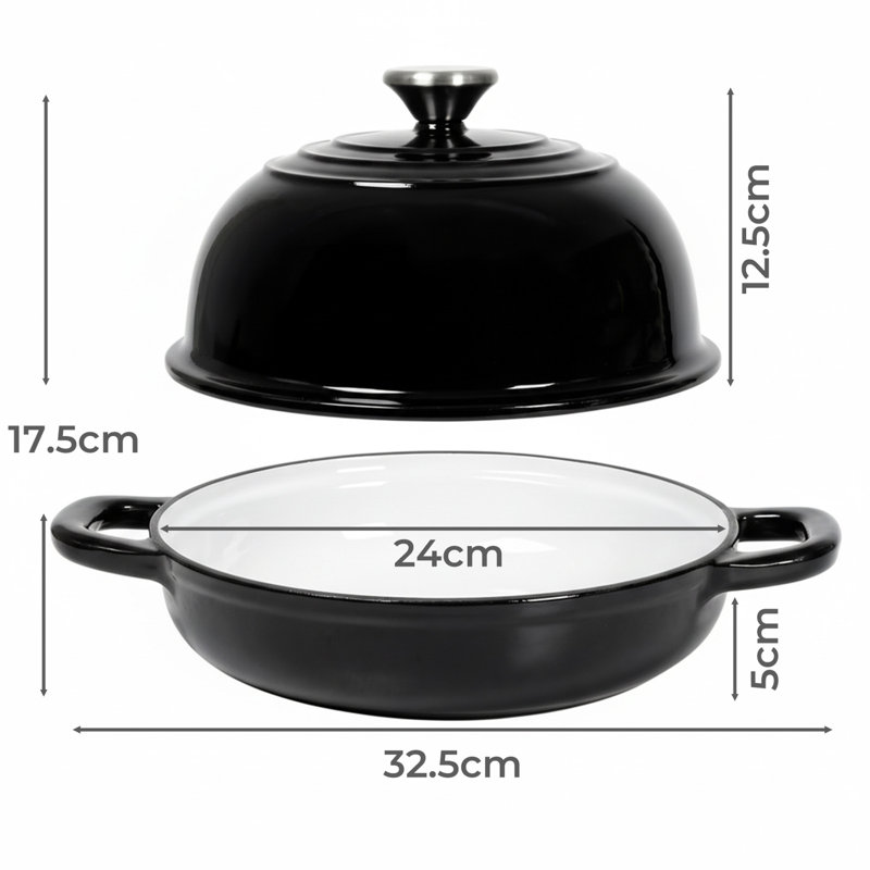 Toque 5L Cast Iron Round Dutch Oven