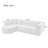 Modular L-Shape Sectional Sofa Couch with Elegant curved design-1036411261