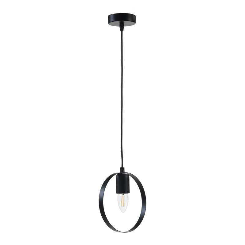 1 - Light Matte Black Pendant