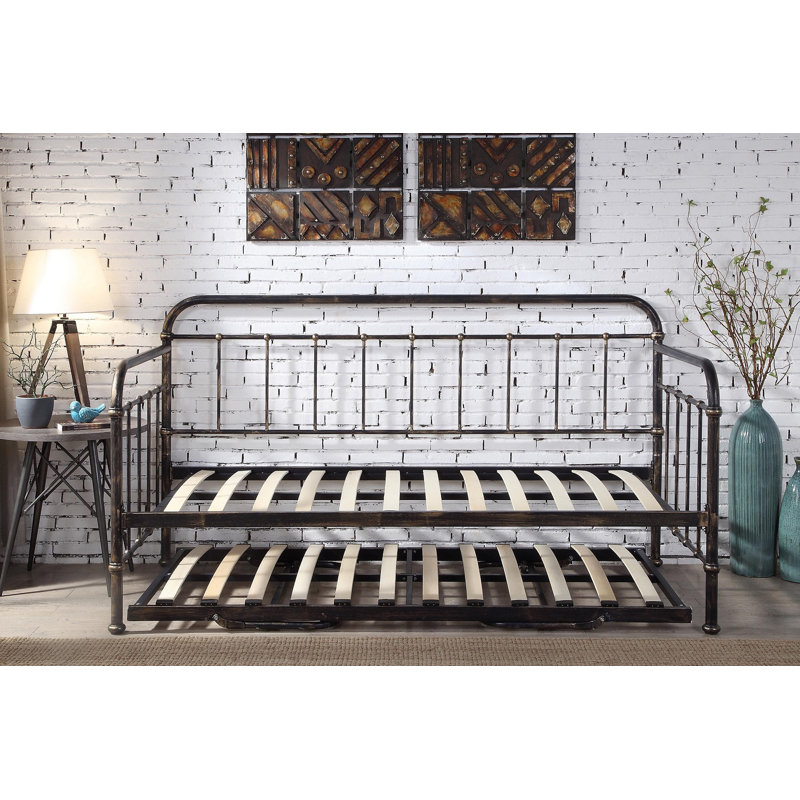 Ivan Daybed with Trundle, Copper, 12cm Memory Foam
