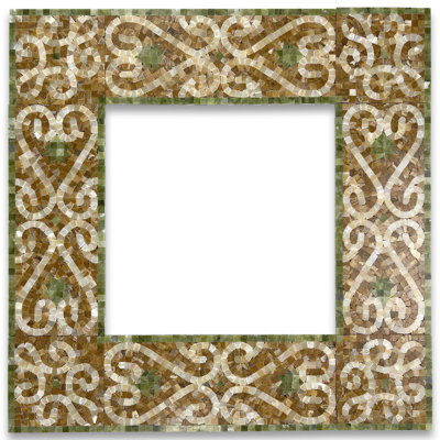 5.5 in. x 13.4 in. Marble Tile