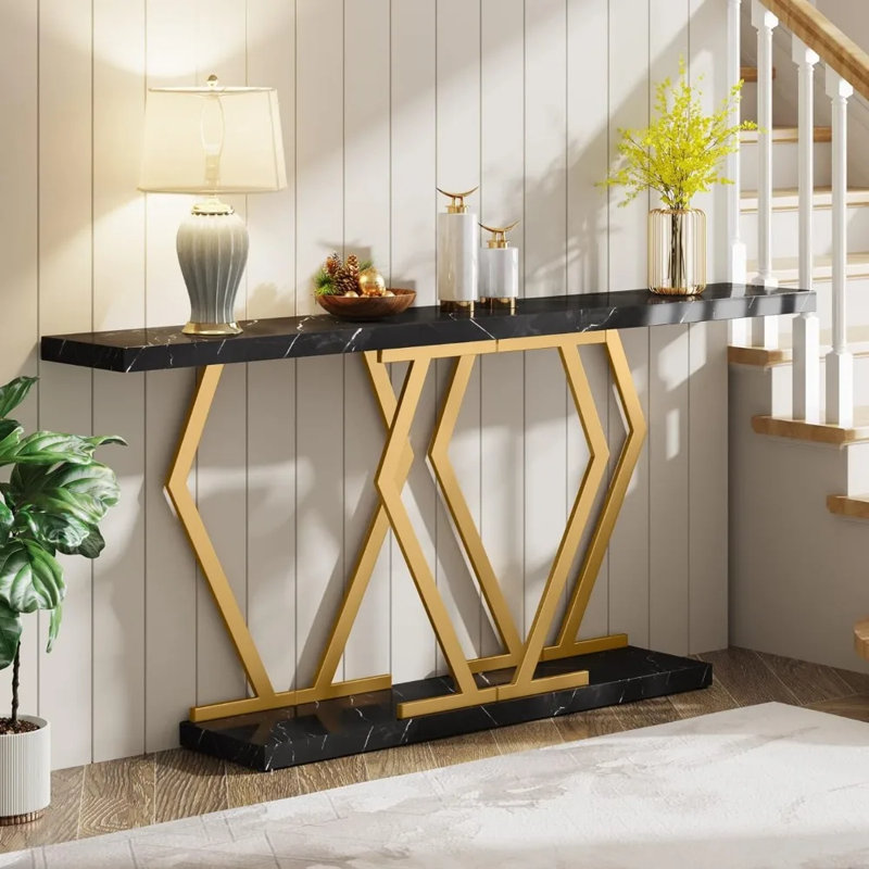 Console White & Golden
