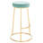 Saroun Upholstered Counter Stool with Metal Frame-1963862783