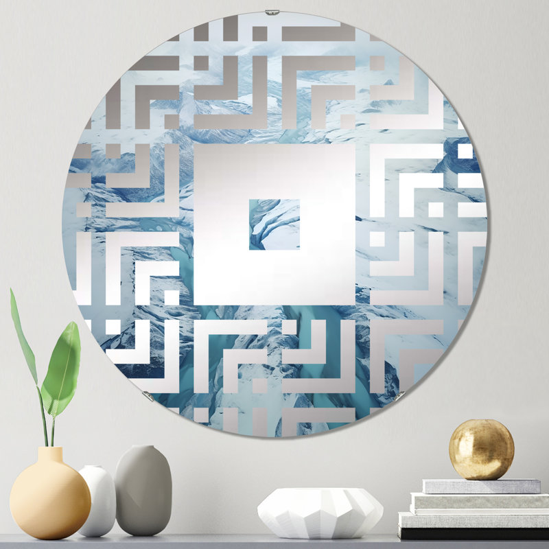 Lessines - Miroir mural carré, 23,6 po x 23,6 po