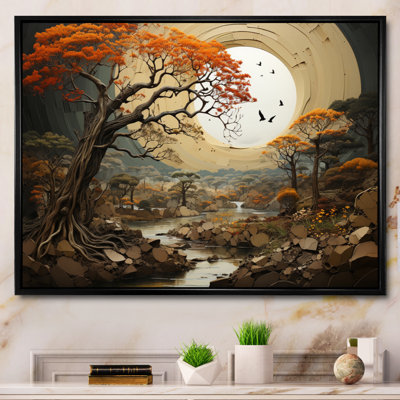 Baobab Tree Harmony III, reproduction d'art sur toile
