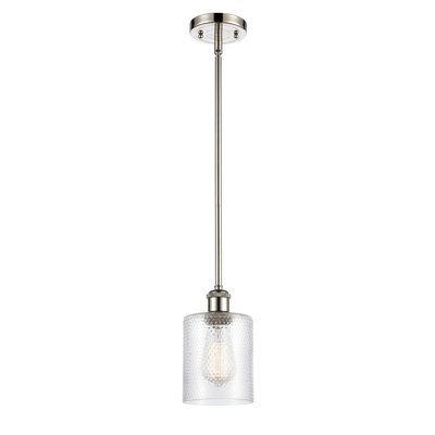 Luminaire suspendu cylindrique 1 lumière Leilani