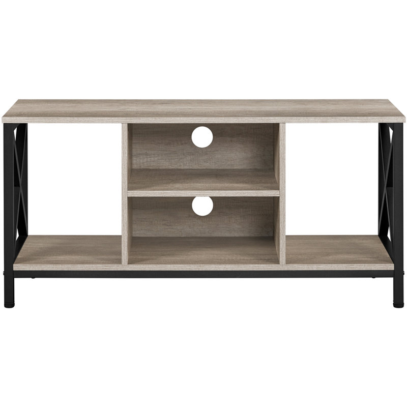 TV Stand for TVs up to 50", Gray/Black