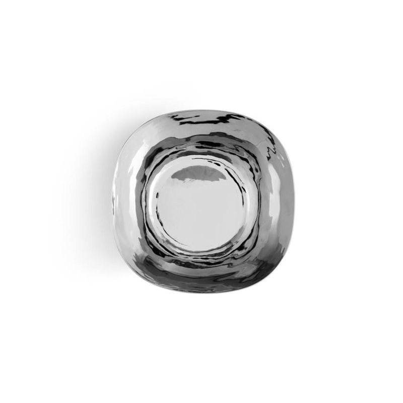 Reflective Handmade Stainless Steel Salad Plate