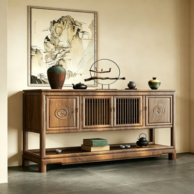Chinese-style retro minimalist high-end sideboard
