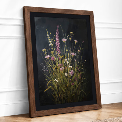 Wildflower Meadow Study Botanical - Framed Print