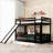 Twin Over Bunk Bed With Slide And , - Elegant Look Playful Bedroom Addition-782197270