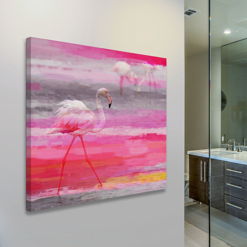 Impression sur toile tendue, "heathfield", H 12 po x l 12 po x P 1,5 po