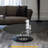 30" Round Tempered Glass Table Top With Print Black Marble Pattern Design,0.315"(8Mm) Thick Round Polished Edge,DIY Replacement&Cover Desktop-119637033