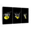 Citron éclaboussures de citron 3 pièces-92760562