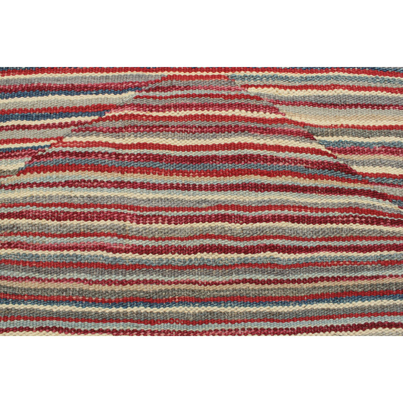 Tapis de zone en laine noué la 8 pi 4 po x 9 pi 11 po one-of-kind Applewhite