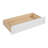 Twin Size Daybed, Wood Slat Support, With Bedside Shelves And Two Drawers, White-1420119938