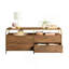 Buffet en bois doré à 4 tiroirs pour le salon / salle à manger
