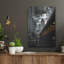 Art mural en métal luxueux «Chicago's Iron» par Dante Plata, 12 po x 16 po-114790773