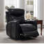 Fauteuil inclinable standard en cuir véritable à dégagement zéro de 34 po Zaire-1539740999