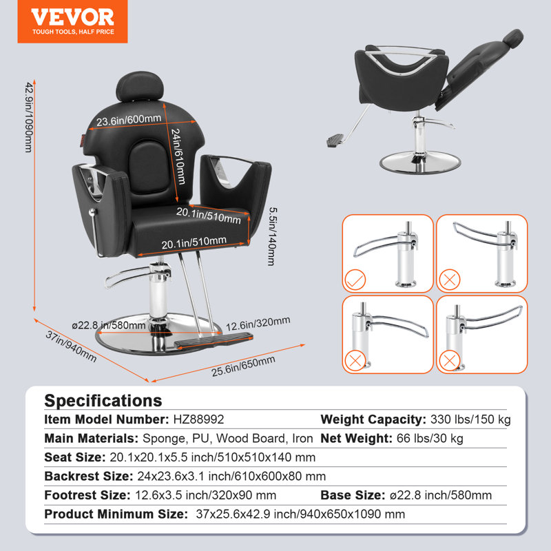 Fauteuil de massage en faux cuir