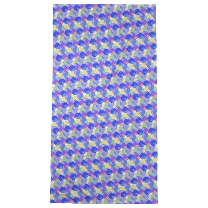 Katelyn Elizabeth Beach Towel, Blue/Purple