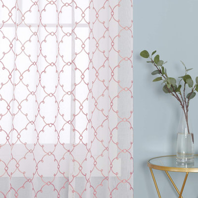 Marcum Semi Sheer Curtain Pair
