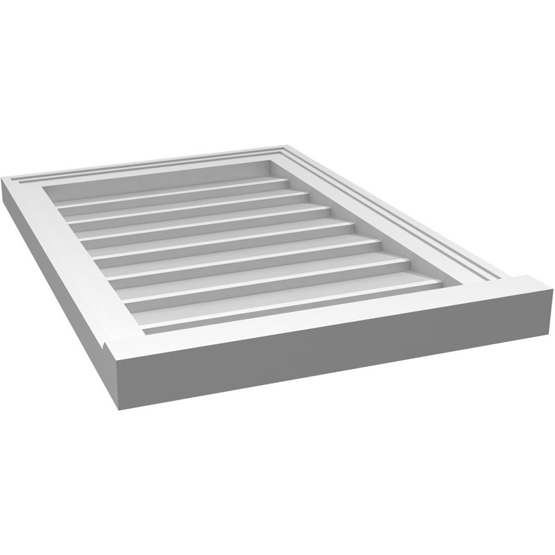 Cadre de seuil Brickmould, brun clair apprêté, H 26 po x l 18 po x P 2 po