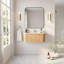 Meuble-lavabo mural avec lavabo et tiroirs-128923450