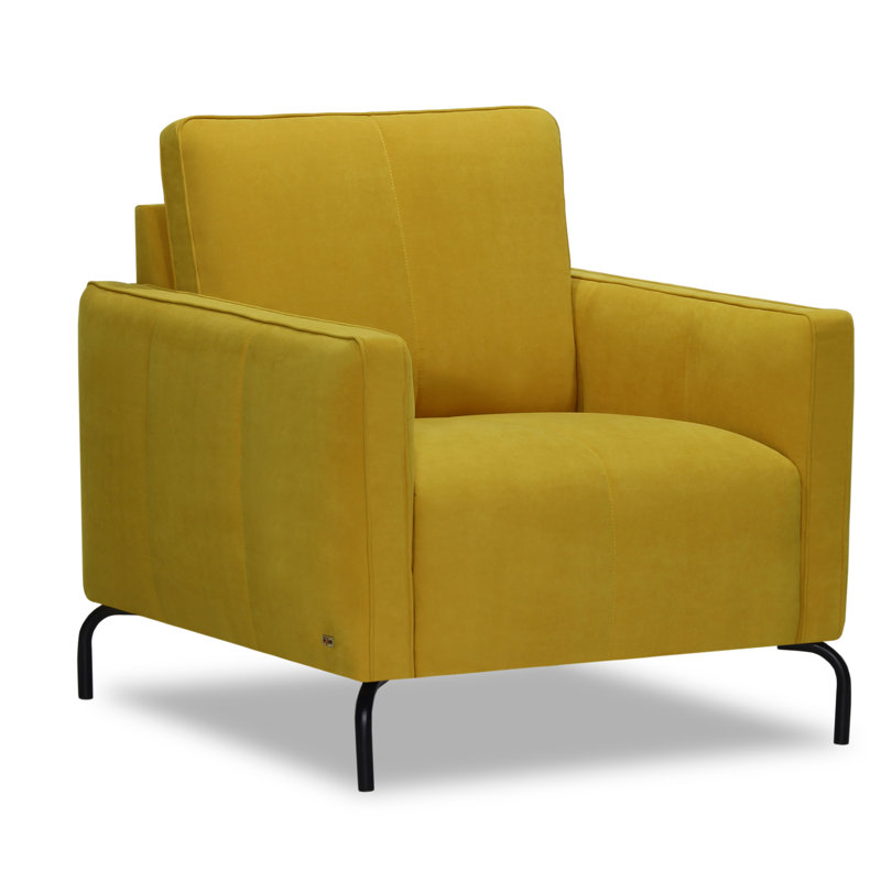 Drumawillin Upholstered Armchair, Awilla Mustard
