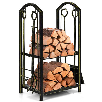 Alevtina 10cm W Metal Log Rack