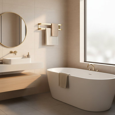 Porte-serviettes double 24 po Premium SUS304